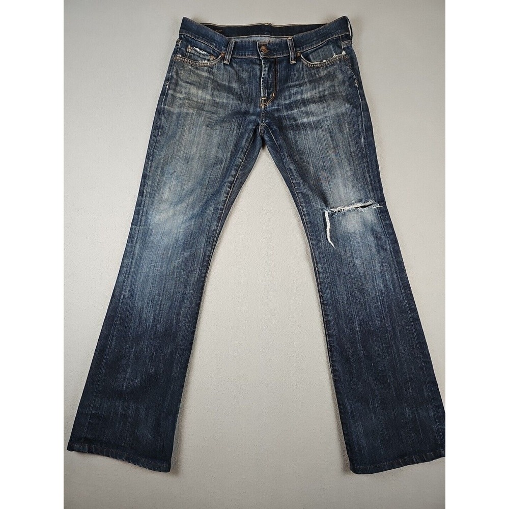 Citizens of Humanity Womens 28 (32x30) Kelly 001 Low Waist Bootcut Denim Stretch